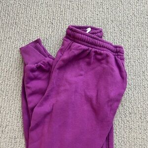 Purple Jogger Pants